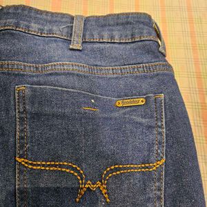 Blue Bootcut Jeans