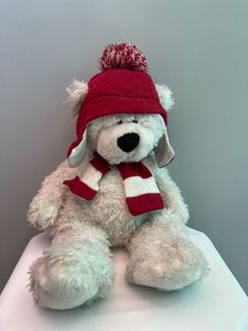 Premium Stuffed White Bear