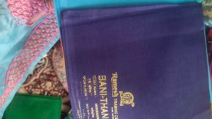 Bani-Thani Blue Cotton Fabric