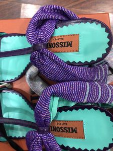 Brand new Missoni Purple Heels Size UK3.5