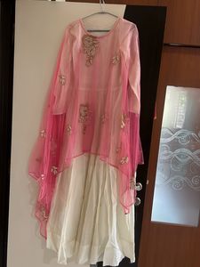 Floor Length Cape Gown