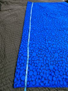 Blue Net Fabric