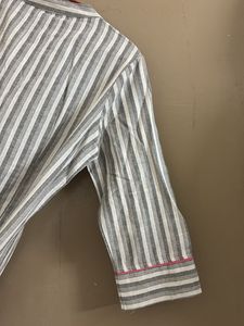 Striped Embroidered Kurta