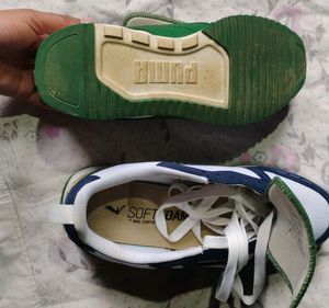 Puma Low Top Lace Up Running Shoes