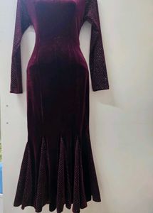Elegant Velvet Midi Dress