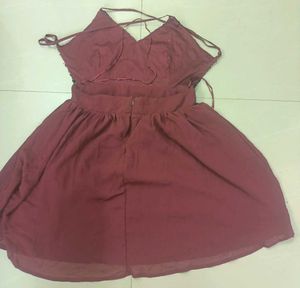 Sequin Top Skater Dress