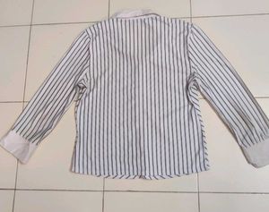 Striped Button-Down Shirt