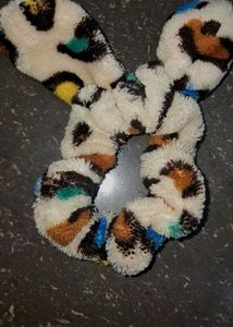 Leopard Print Scrunchie