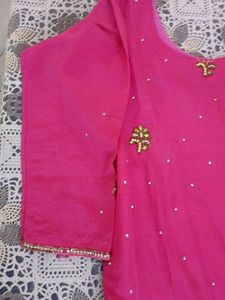 Pink Embroidered Salwar Kameez