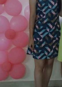 Geometric Print Dress