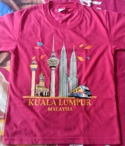 Kuala Lumpur Pink T Shirt For Girls
