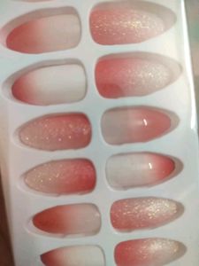 Combo Of 3 Pretty Fake Nails With Glue Stickers💅✨