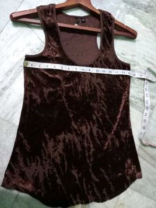Like New Velvet Fitted Top