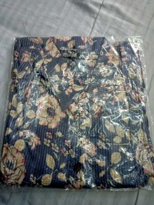 Floral Print Shirt Short