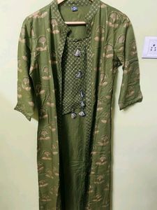 Cotton Blend Very Stylish Kurta Pant Set