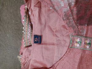 Peach  Kurta Set
