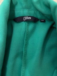 Green Crop blazer