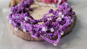 Multilayer Crochet Bead Bracelet