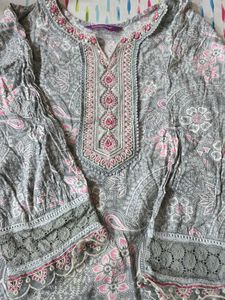 Elegant Floral Kurta