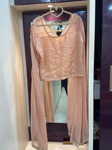 Lehenga Choli With Attached Sleeves Dupatta