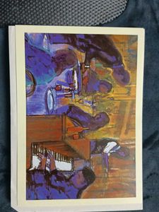 Vintage Piano Art Postcard