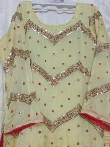 Embroidered Indian Suit