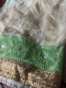 Elegant Embroidered Saree