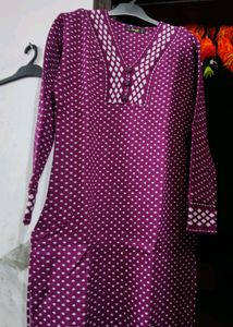 Woolen Short Kurti For Women