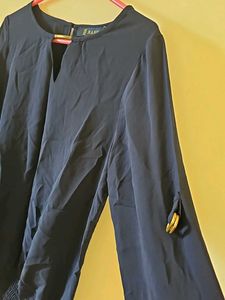 Elegant Navy Blouse