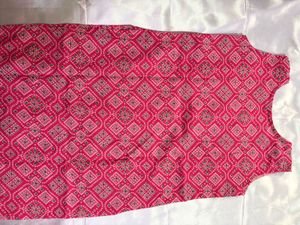 Pink Printed Kurti