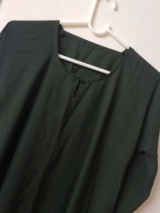 Elegant Dark Green Abaya