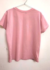 Pink Casual T-Shirt