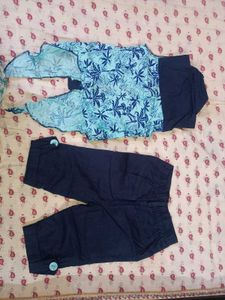Girls Top and Denim set