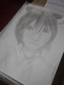 Realistic Japanese Girl Sketch