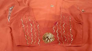 Rust Colour Saree