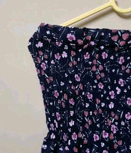 Floral Tube Mini Dress