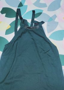 Dark Green Colour Top