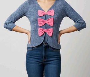 Cute Girls' Top with Bows😻