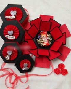 Hexagonal Explosion Box 🎁 For Gifting ♥️