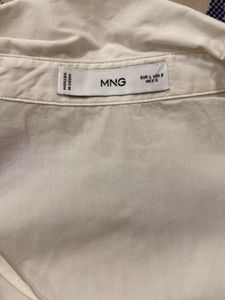 Mango Flared Sleeve Wrap Top