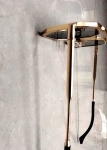 Geometric Gold Sunglasses