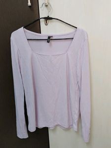 💢SALE💢 L.O.V Lavender Ribbed Top (Size M)