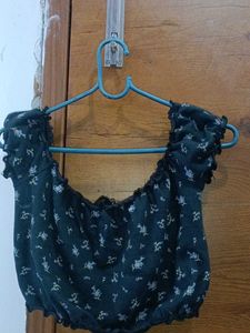 Floral Print Crop Top