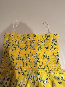 Floral Yellow dress