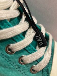Zara Green Sneakers 39 SIZE ORIGINAL BRAND NEW 🆕