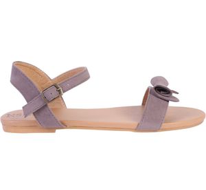 Bow Accent Ankle Strap Sandals