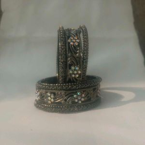 Silver Bangle Set Unused