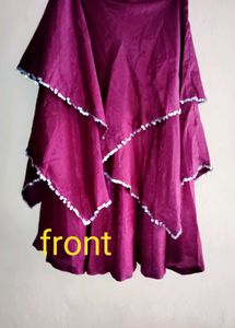 Purple Chaniyacholi For Navratri And Wedding