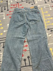 Wide Leg Denim Jeans