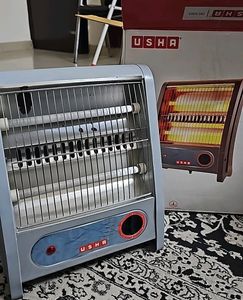 Usha 800-Watt 2- Rod Quartz Heater (Grey)